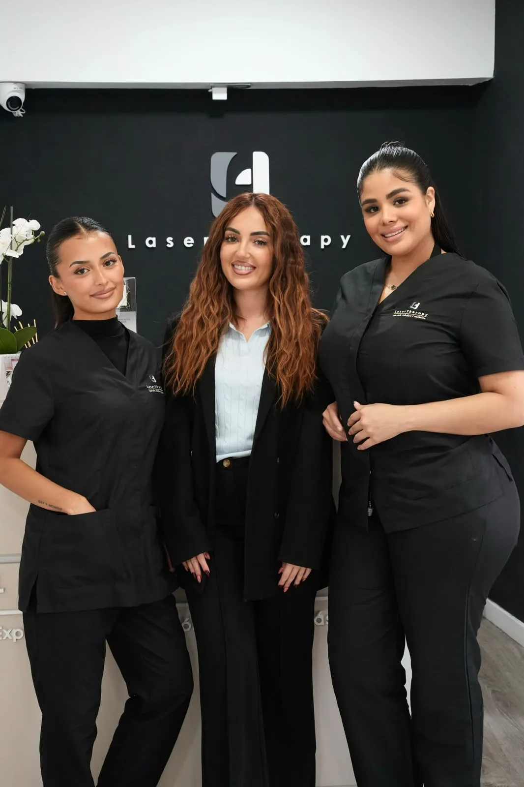 Diana, Judith y Natalia, el equipo de Laser Therapy Balmes